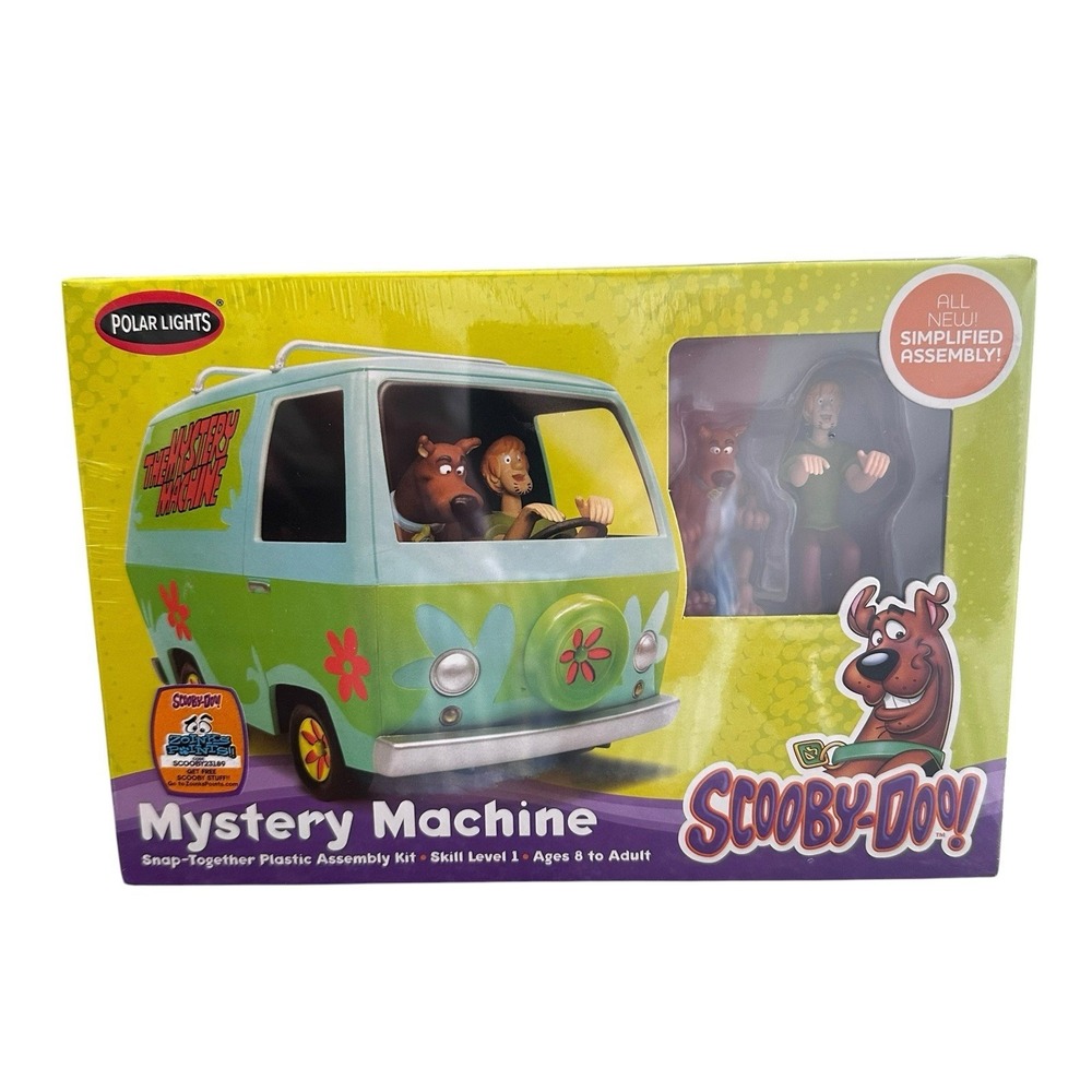 Polar Lights Snap Scooby Doo Mystery Machine Kit # POL901M/12 Factory Sealed